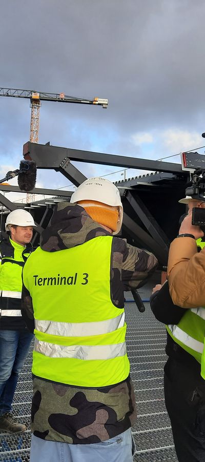 Videoaufnahmen bei Fraport
